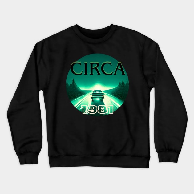 Circa Series: 1981 "Nightvision" Crewneck Sweatshirt by Instereo Creative